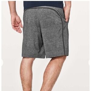 Lululemon Pace Breaker Out Of Mind Liner Mens Large Heathered Grey Shorts Size L